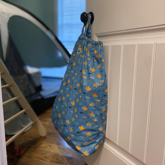 Large Hanging Wetbag & Pail Liner - IN THE SEA