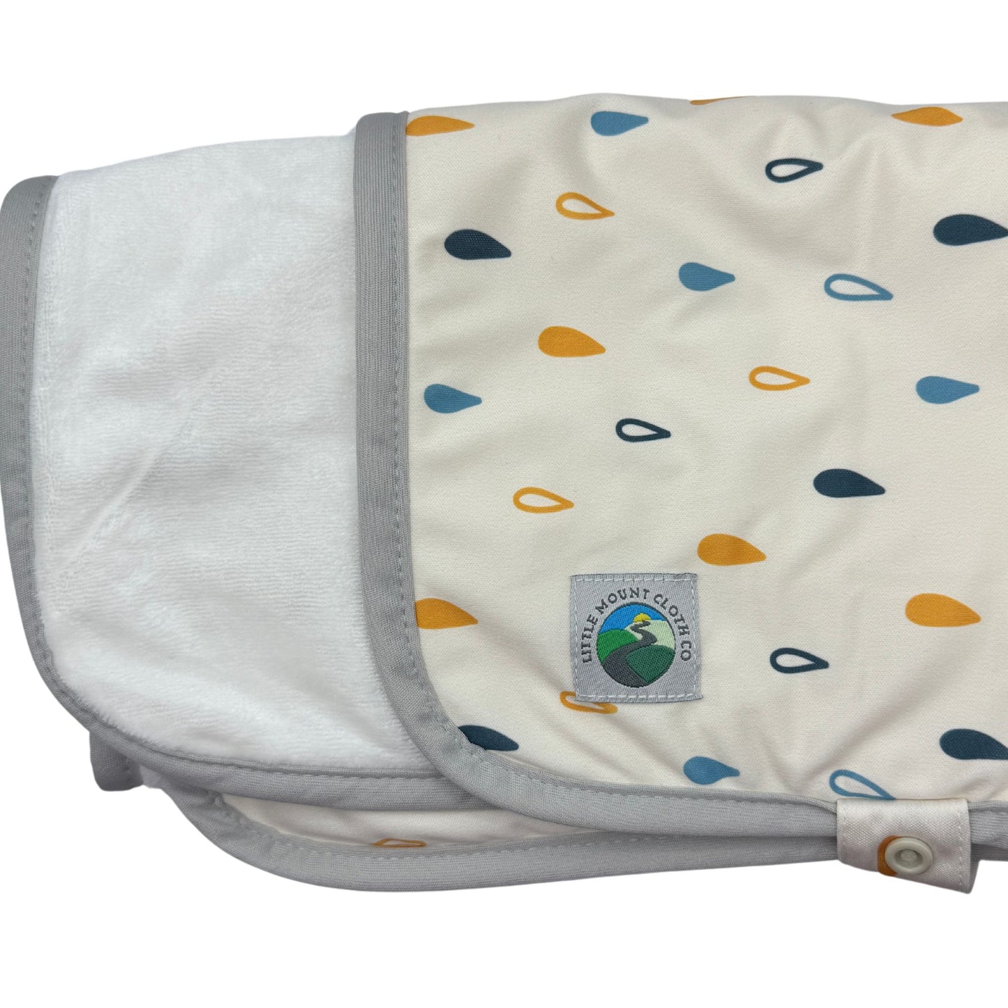 Deluxe Travel Change Mat in Rain Drops