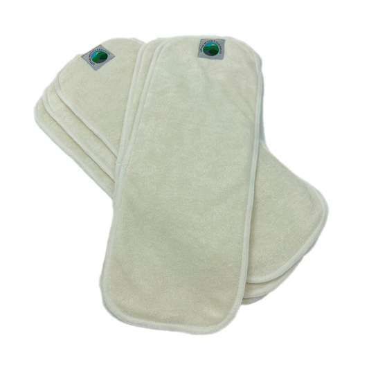 10-Pack of 4-Layer Bamboo Terry Inserts