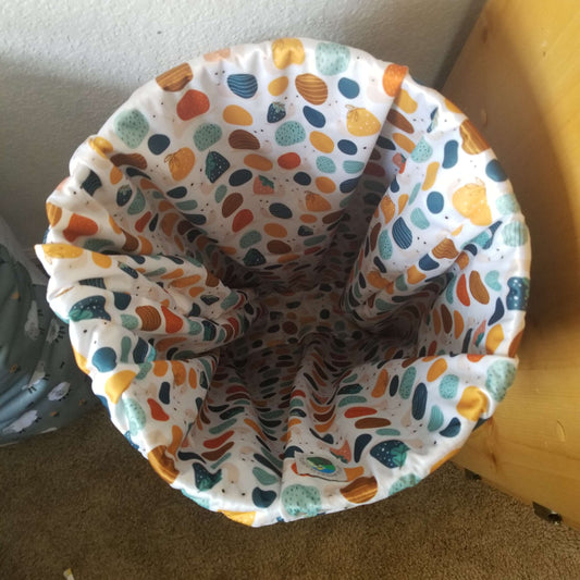 Large Hanging Wetbag & Pail Liner - Moving Mollusks