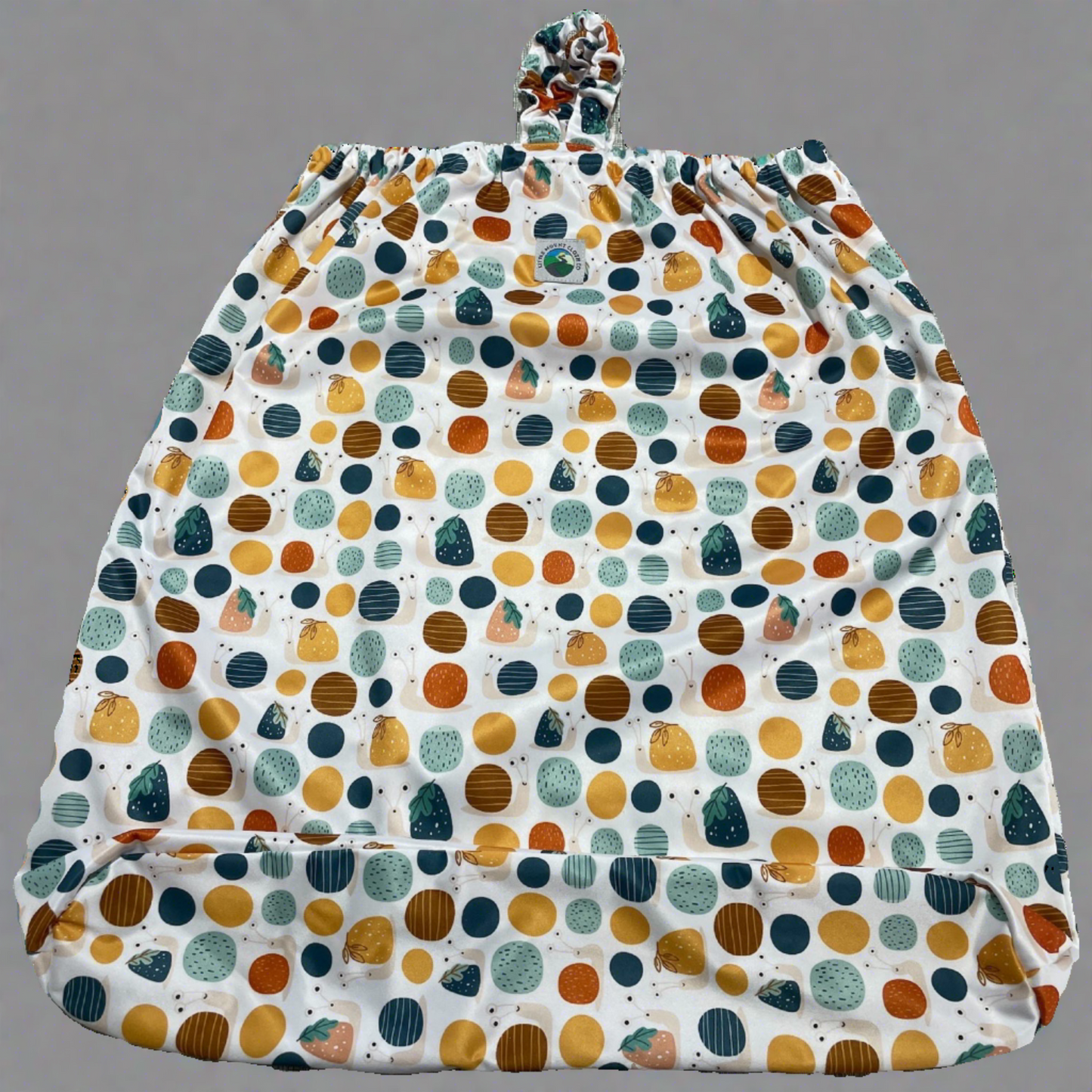 Large Hanging Wetbag & Pail Liner - Moving Mollusks