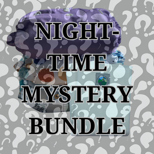 MYSTERY BUNDLE| NIGHT-TIME EDITION - XL/TODDLER (18-55lbs) 3D Gusset Pocket™ Cloth Diaper